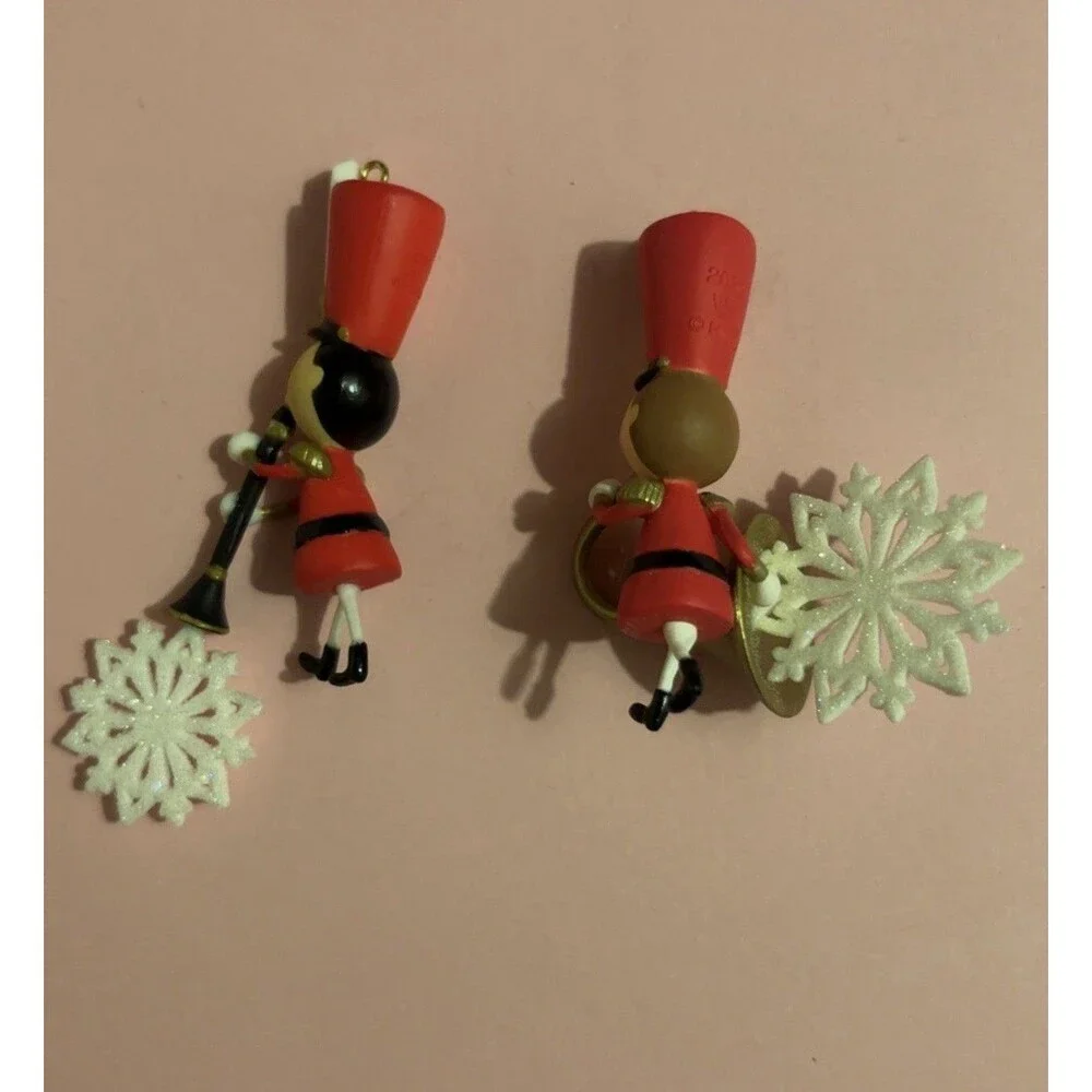 2 Hallmark Keepsake 2020 Festive French Horn 2023 Cool Clarinet Ornaments
